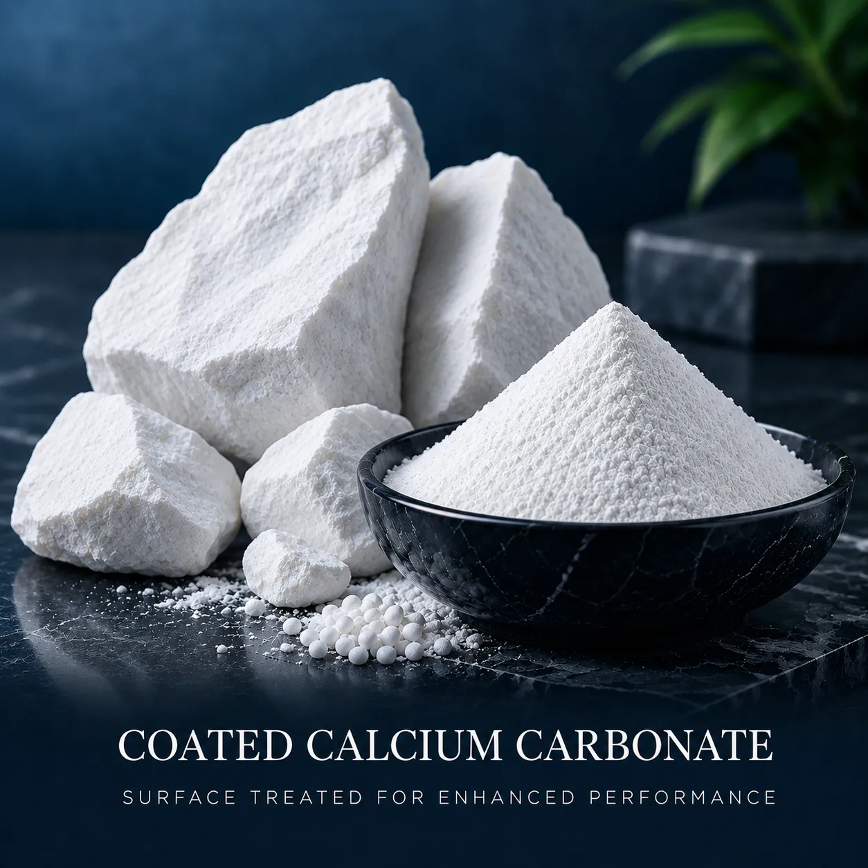 Coated Calcium Carbonate